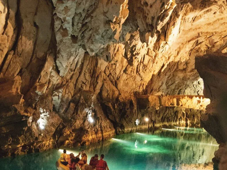 Altınbeşik Cave & Ormana Village Tour from Side: Boat Ride on Turkey's Largest Underground Lake