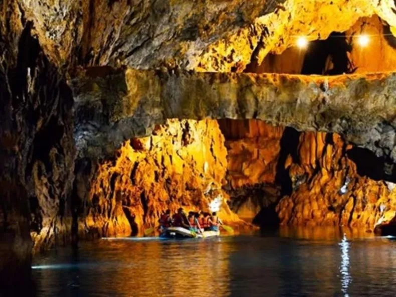 Altınbeşik Cave & Ormana Village Tour from Side: Boat Ride on Turkey's Largest Underground Lake