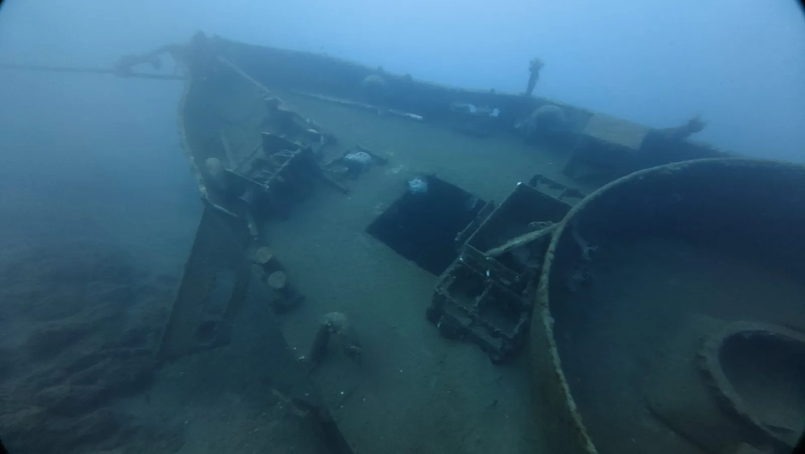 shipwreck bow antalya coast
