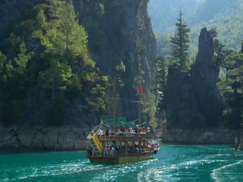 Green Canyon & Oymapınar Dam Catamaran Cruise from Evrenseki