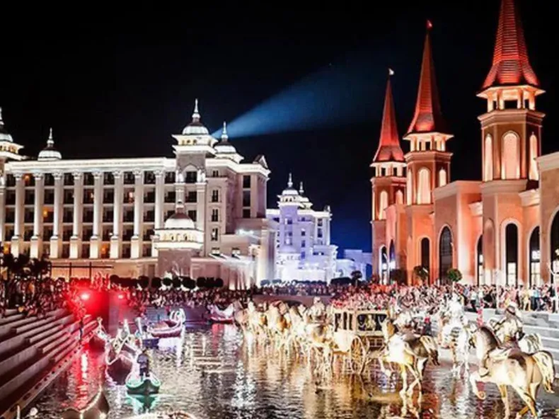 Land of Legends Night Show & Boat Parade: Belek's Magical Evening with Hotel Transfer