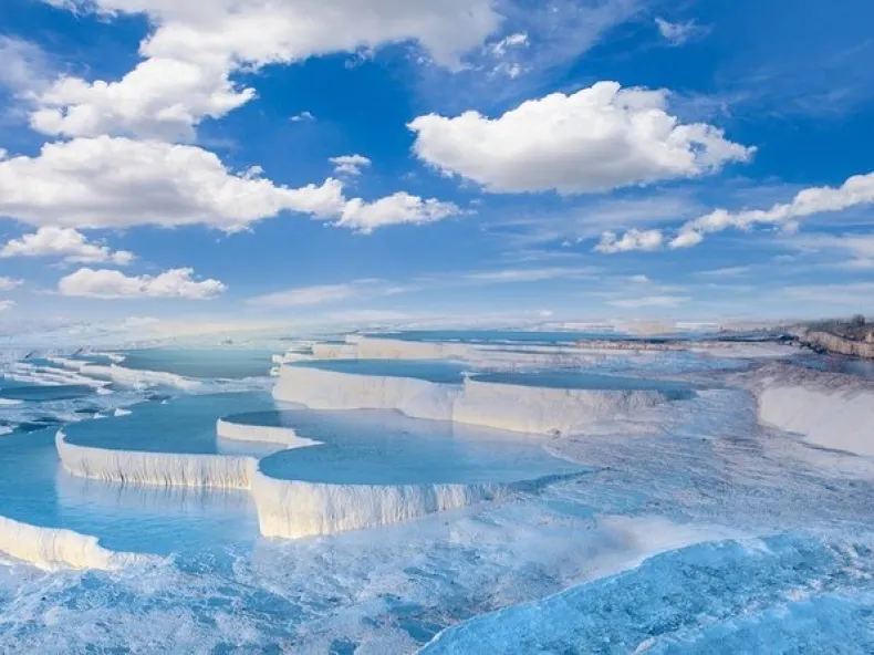Pamukkale Tour from Antalya – Travertines, Hierapolis & Full-Board Day Trip