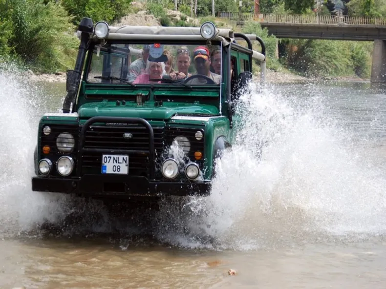 Manavgat Jeep Safari and Rafting Combo Tour: Two Adventures in One