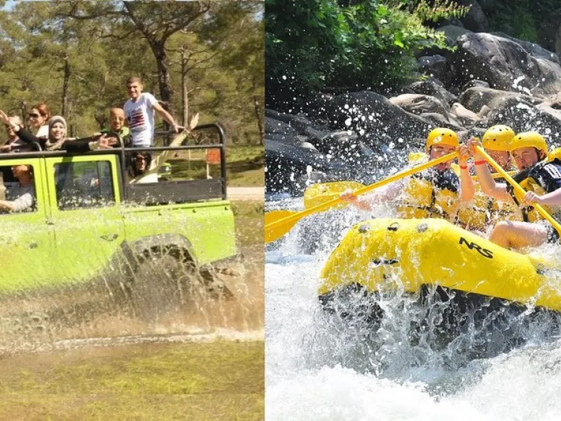 Side Rafting and Jeep Safari Combo Tour