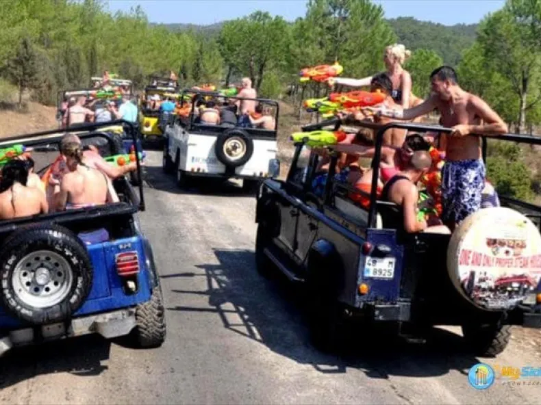 Side Rafting and Jeep Safari Combo Tour