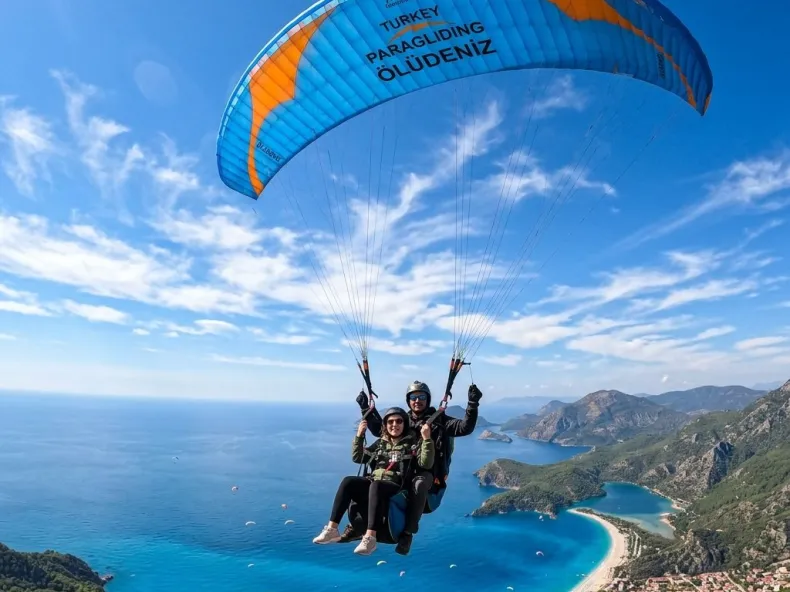 Alanya Tandem Paragliding: Fly from 700 m Down to Cleopatra Beach