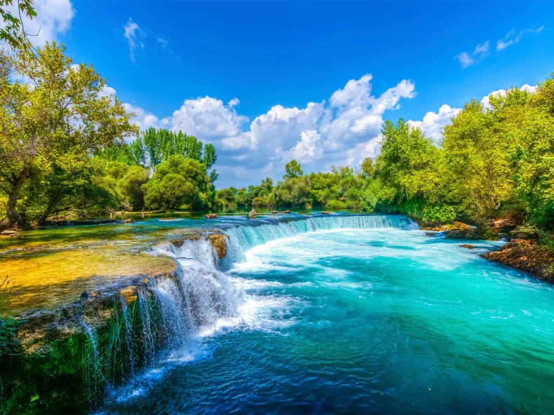 Manavgat River Boat Cruise & Grand Bazaar Day from Side