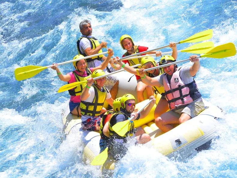 Side 4 in 1 Ultimate Adventure Tour: Rafting, Tazı Canyon, Zipline and Buggy Safari