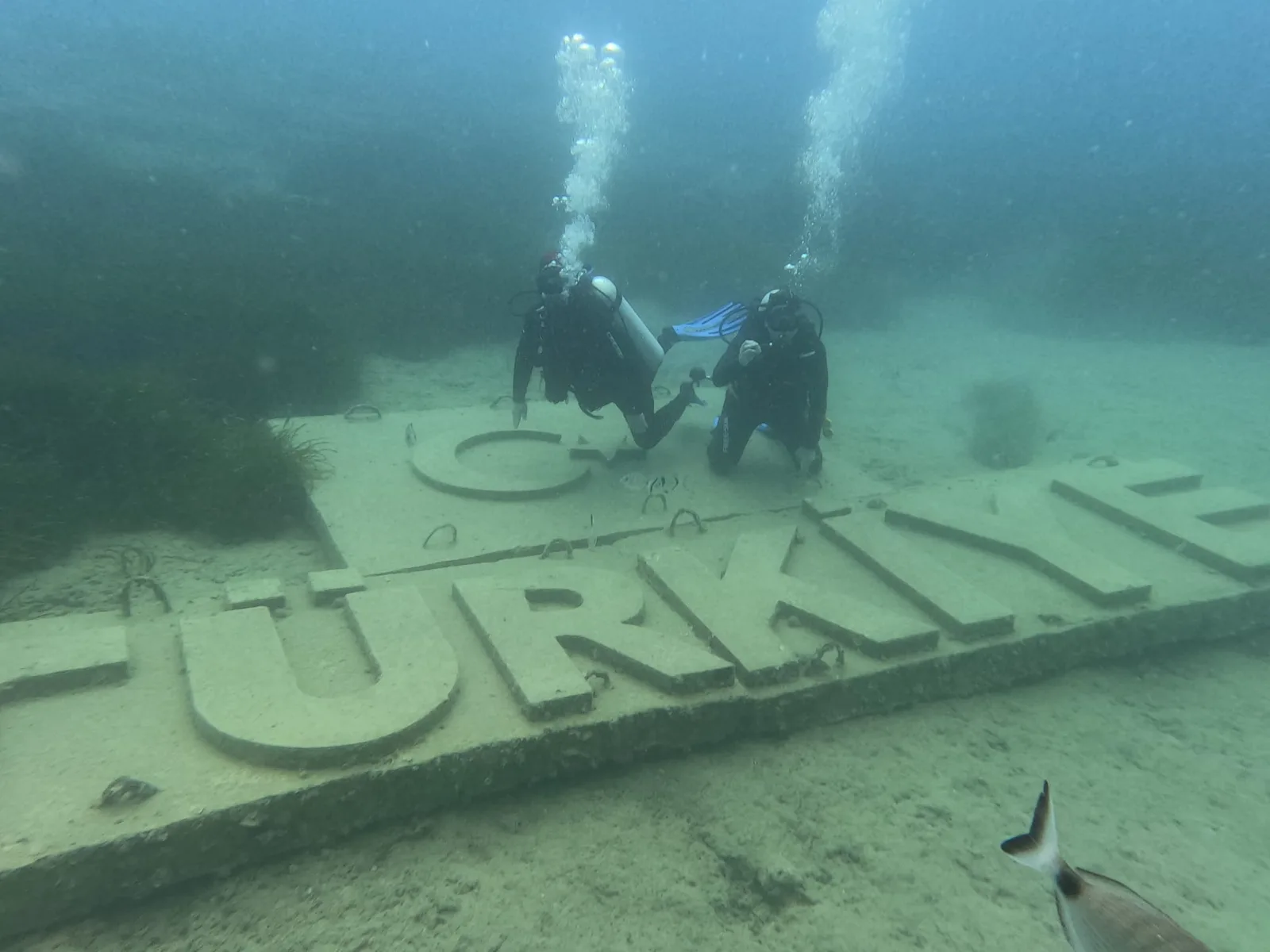 sand letters fun message side