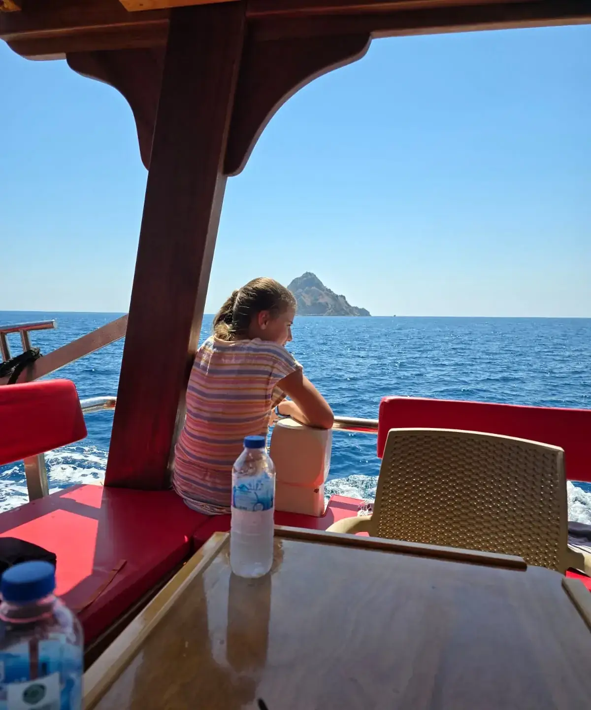 Swimming stop in Suluada's turquoise bay on the Antalya boat trip [owner]
