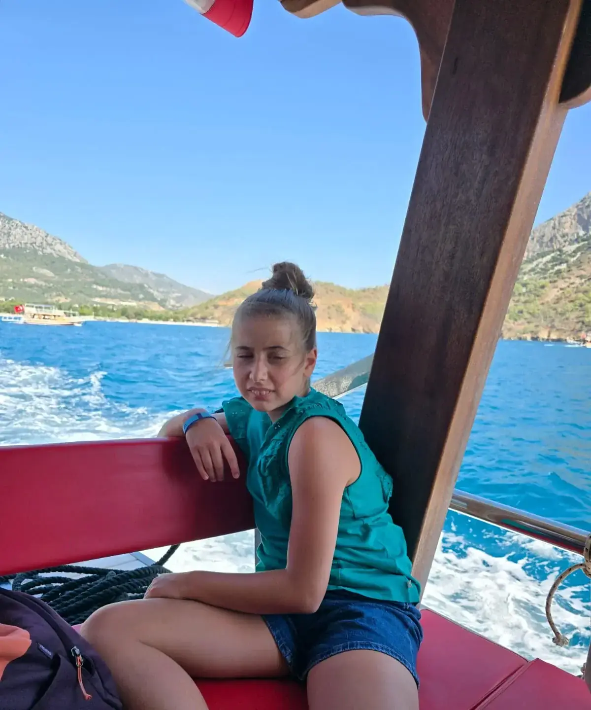 Swimming stop in Suluada's turquoise bay on the Antalya boat trip [owner]