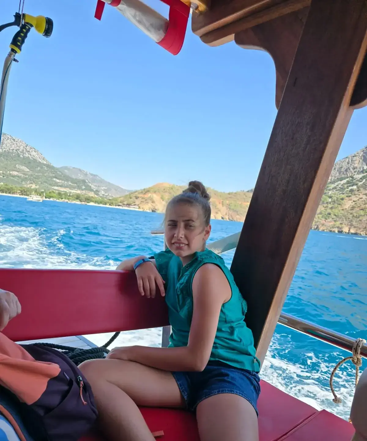 Swimming stop in Suluada's turquoise bay on the Antalya boat trip [owner]