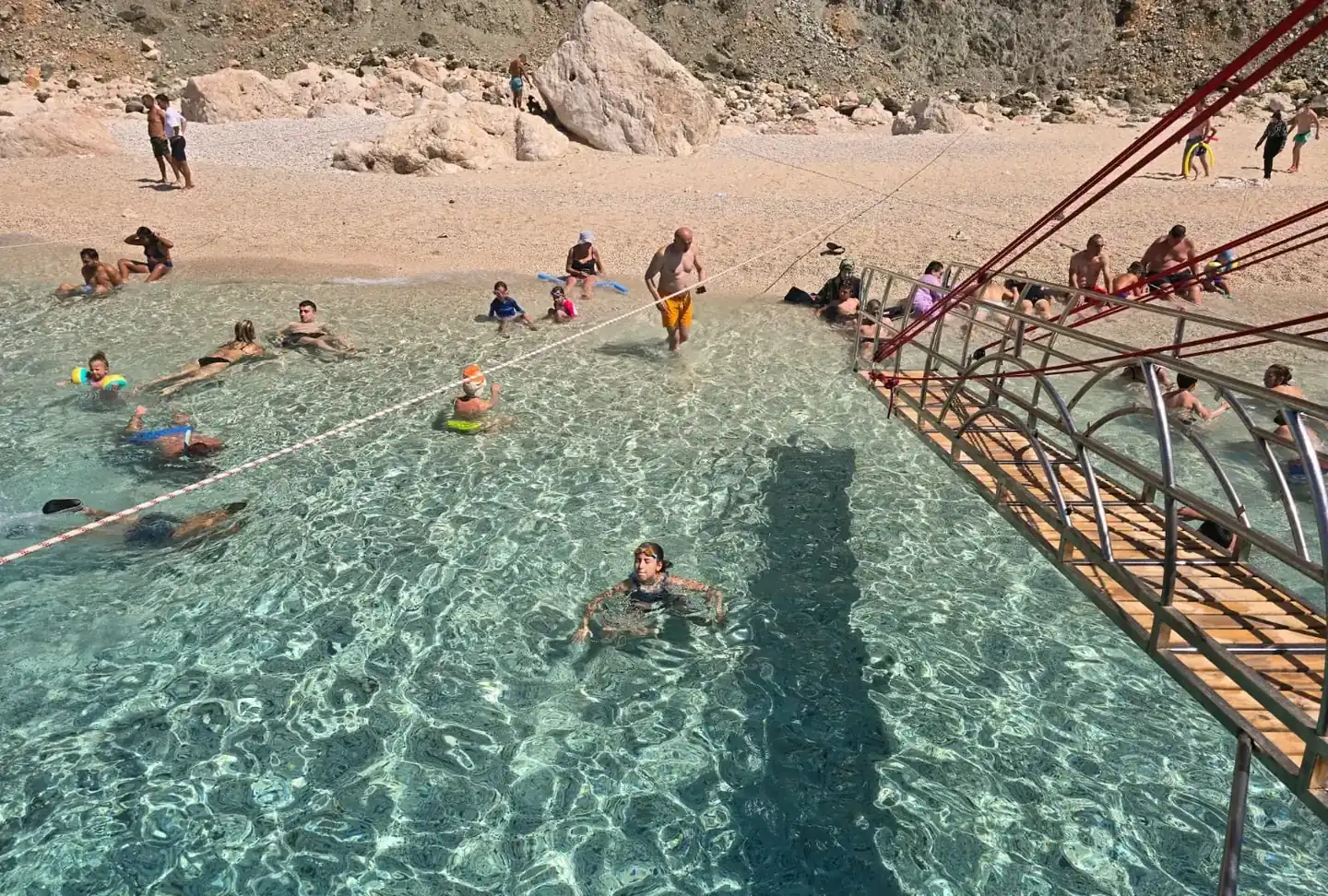 Swimming stop in Suluada's turquoise bay on the Antalya boat trip [owner]