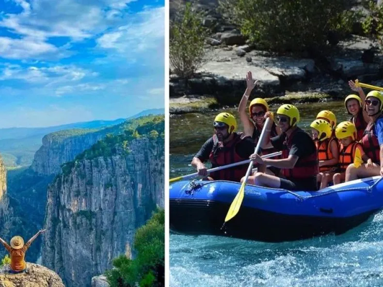 Tazı Canyon Tour & Rafting Adventure from Kumköy